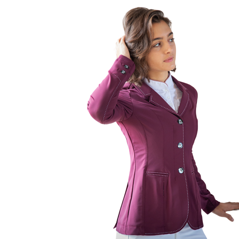 Pénélope - Paris Air Soft Prune women's competition jacket