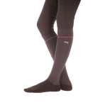 Pénélope - Chaussettes d'équitation Luxe gris (x2) | - Ohlala