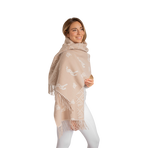 Pénélope - Echarpe femme Lana beige/ écru | - Ohlala