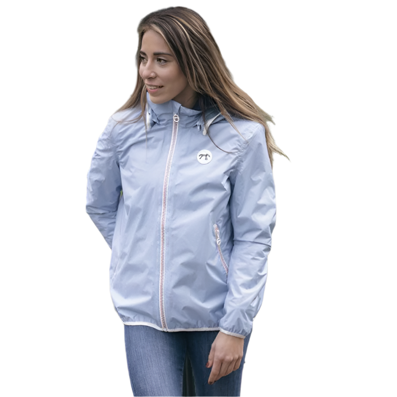 Pénélope Store - Women's raincoat Rainshort artic blue