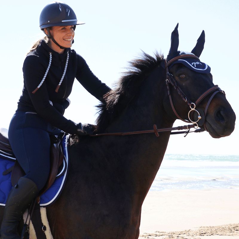 Equithème - Pantalon d'équitation Gizel marine | - Ohlala