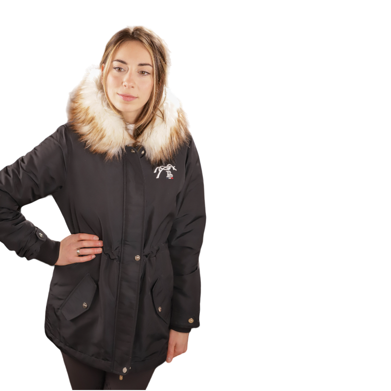 Pénélope - Parka Mega Lyon femme noir