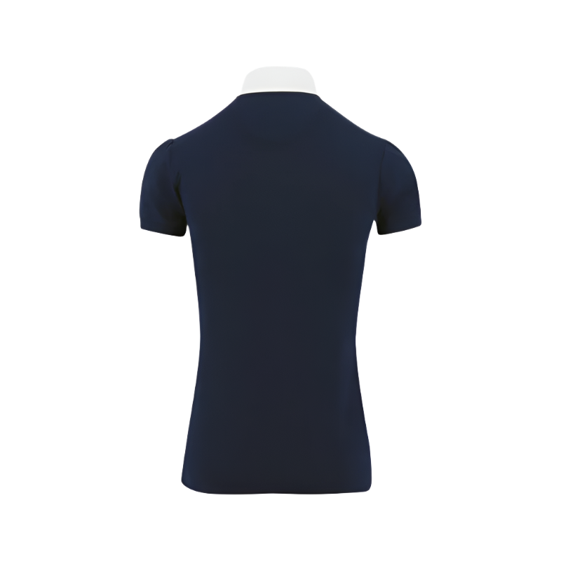 Pénélope Store - Madrid navy women's short-sleeved competition polo shirt