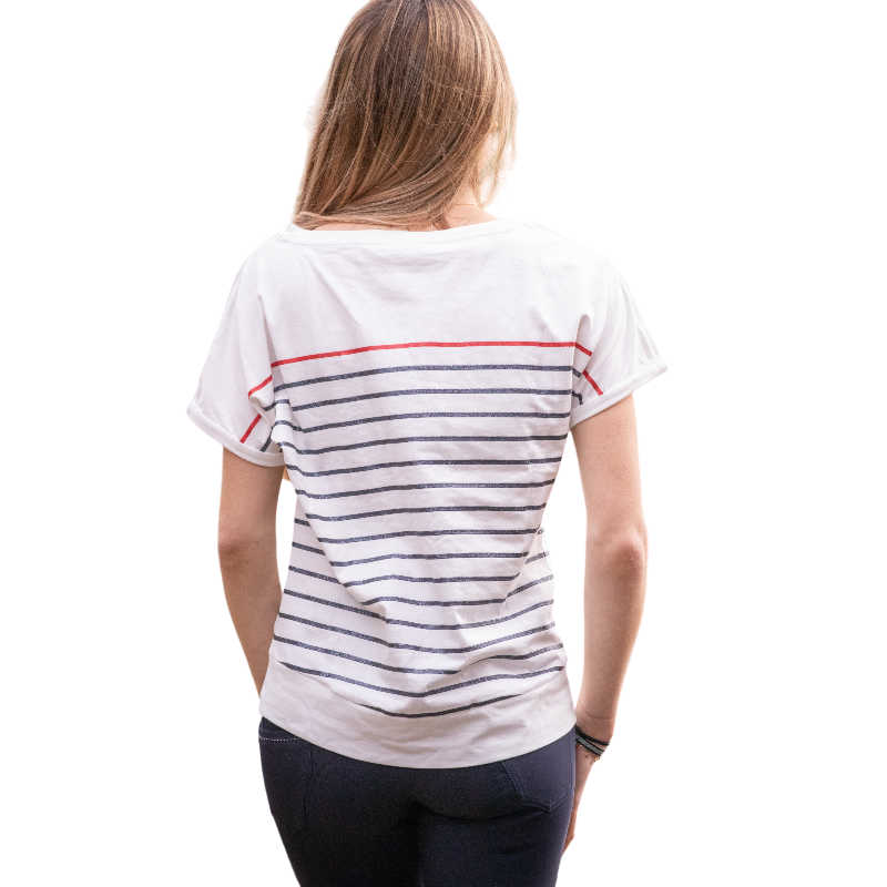 Pénélope - T-shirt femme Poppylem offwhite