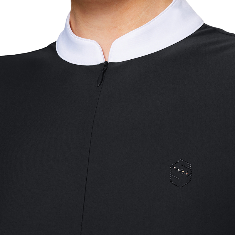 Samshield - Damska koszulka polo z krótkim rękawem Philae Air noir | - Ohlala