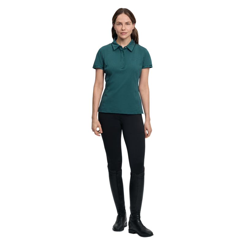 LeMieux - Polo à manches courtes femme Pixie jungle | - Ohlala