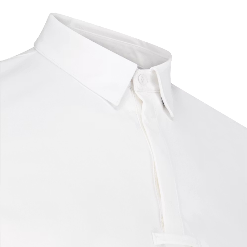 Kentucky Horsewear - Polo da concorso manica corta uomo Classic bianco | - Ohlala