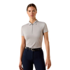Ariat - Women's Bandera Short Sleeve Polo Show Grey | - Ohlala
