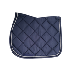 Privilège Equitation - Tapis de selle Marine / Argent / Marine | - Ohlala