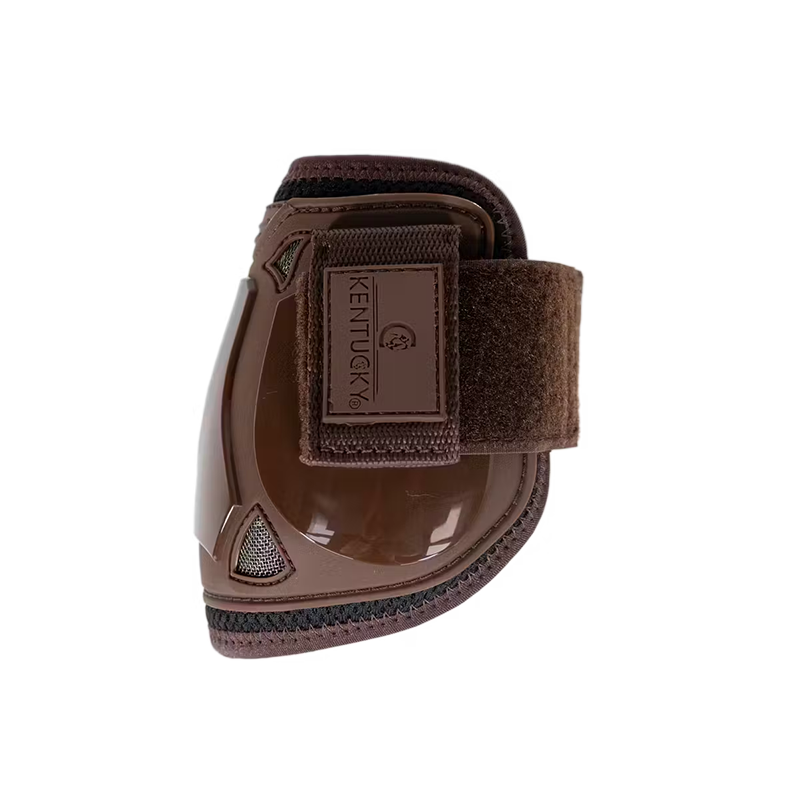Kentucky Horsewear - Protège boulets Air Velcro marron | - Ohlala