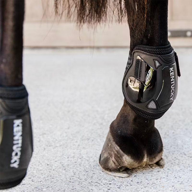 Kentucky Horsewear - Air Velcro black fetlock boots | - Ohlala