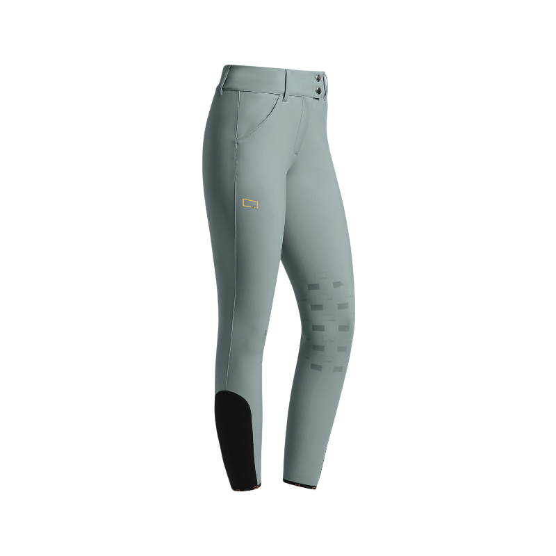 RG Italy - Dames rijbroek RG hoge taille grijs | - Ohlala