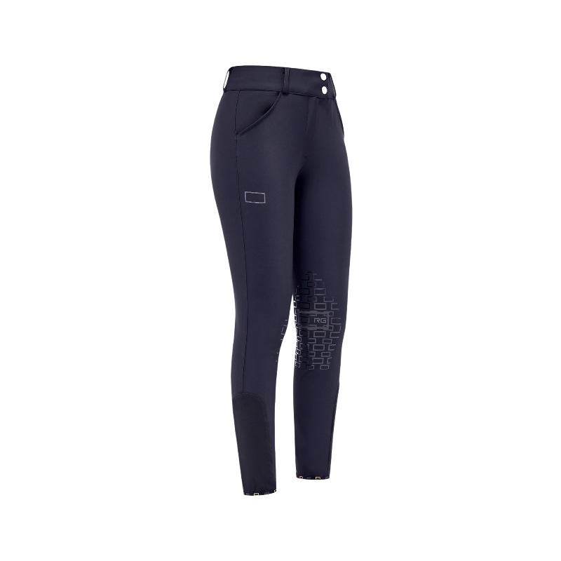 RG Italy - Women's RG high-waist full navy riding breeches | - Ohlala
