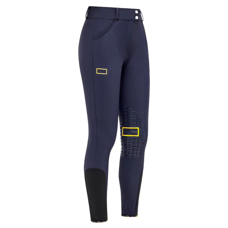 RG Italy - Pantalon d'équitation femme RG taille haute marine