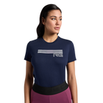 RG Italy - Camiseta manga corta mujer Triple Bar marino | - Ohlala