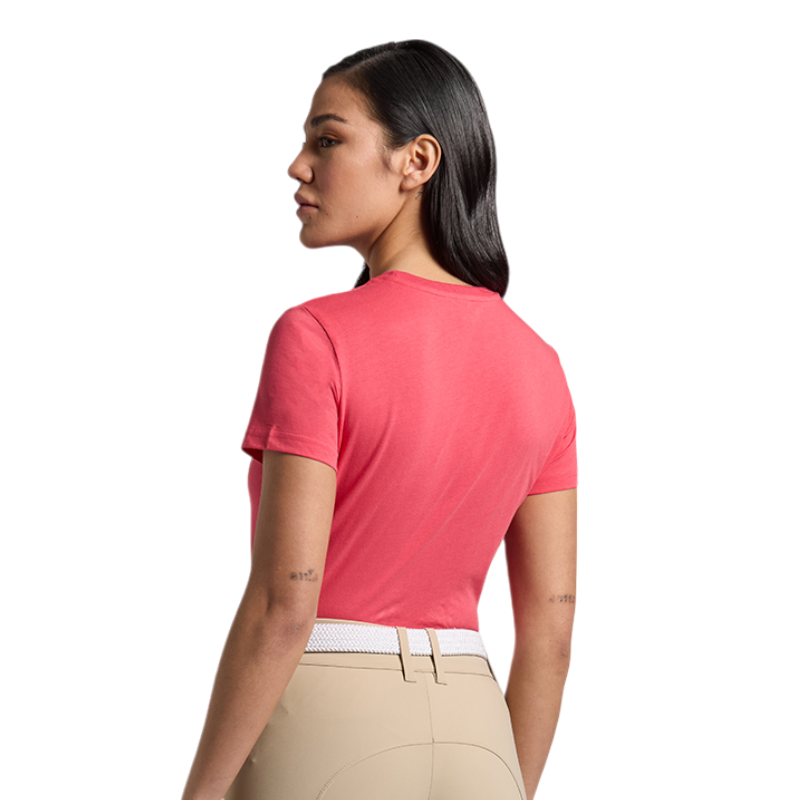 RG Italy - Camiseta de manga corta mujer Triple Bar rosa | - Ohlala