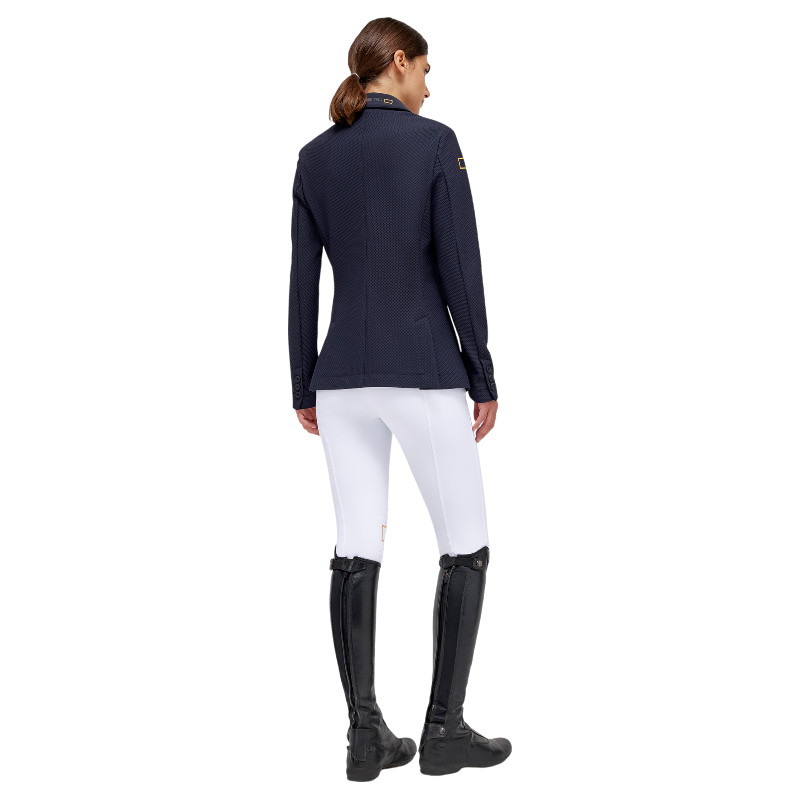 RG Italy - Giacca da concorso donna Jersey Mesh blu navy | - Ohlala