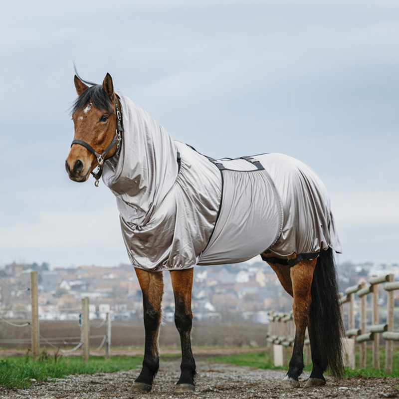 Riding World - Chemise anti-eczéma gris | - Ohlala