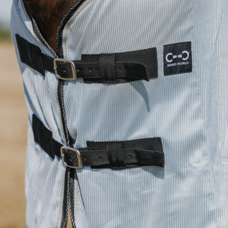 Riding World - Gray mesh Belly fly repellent shirt 
