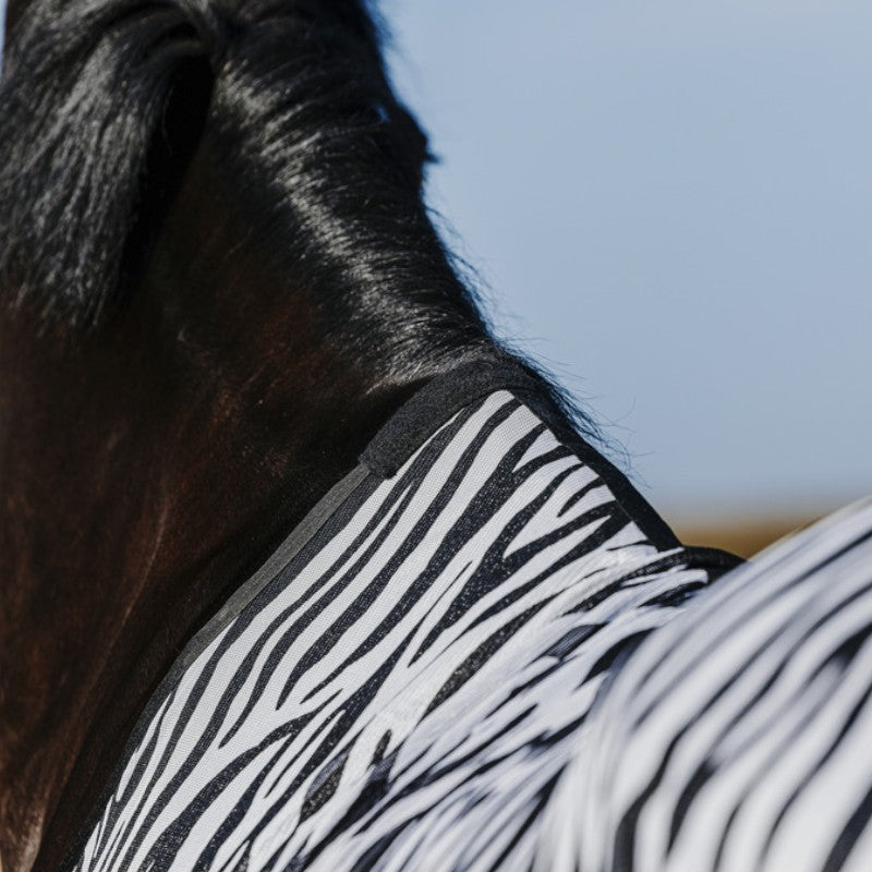 Riding World - Zebra belly mesh fly shirt 