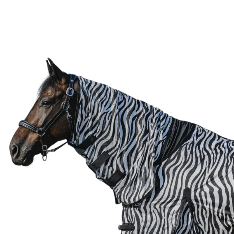 Riding World - Anti-fly mesh shirt Combo Belly zebra 