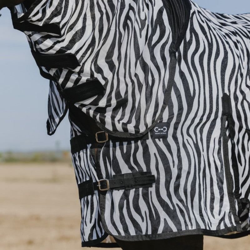 Riding World - Anti-fly mesh shirt Combo Belly zebra 