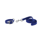 Riding World - Oscar dog collar and leash set in royal blue | - Ohlala