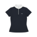 Riding World - Women's short-sleeve competition polo Roxane navy | - Ohlala