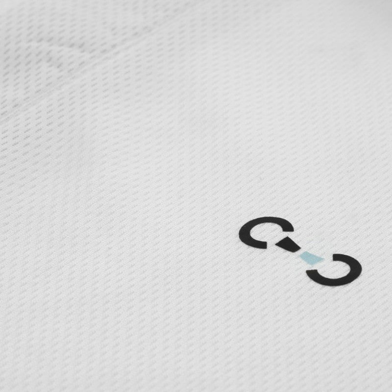 Riding World - Long-sleeved competition polo for boys Romeo white 