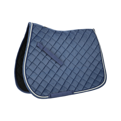 Blue velvet saddle pad - Riding World