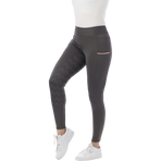 Riding World - Women's riding legging agadir grey | - Ohlala