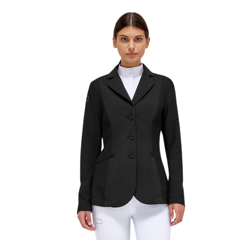 RG Italy - Giacca da concorso donna Jersey Mesh nera | - Ohlala