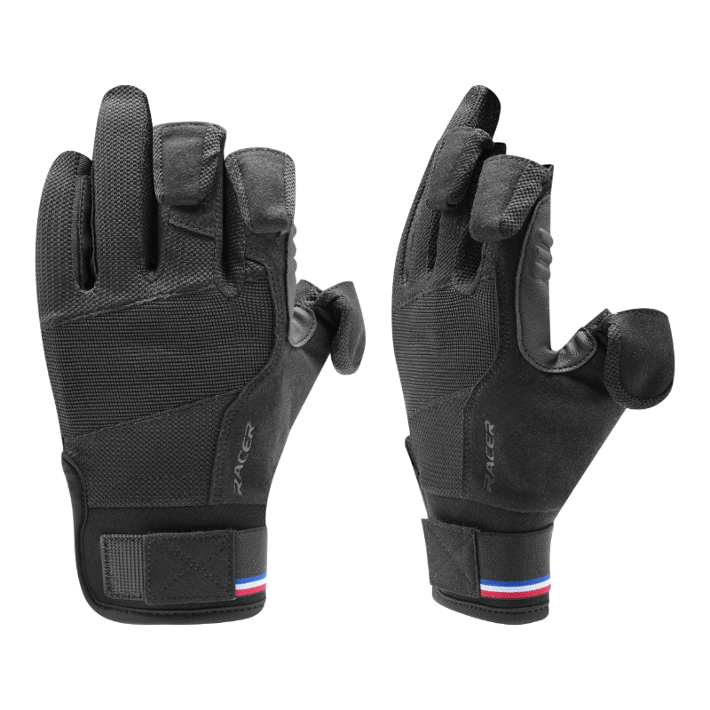 Racer - Devotion removable riding gloves black