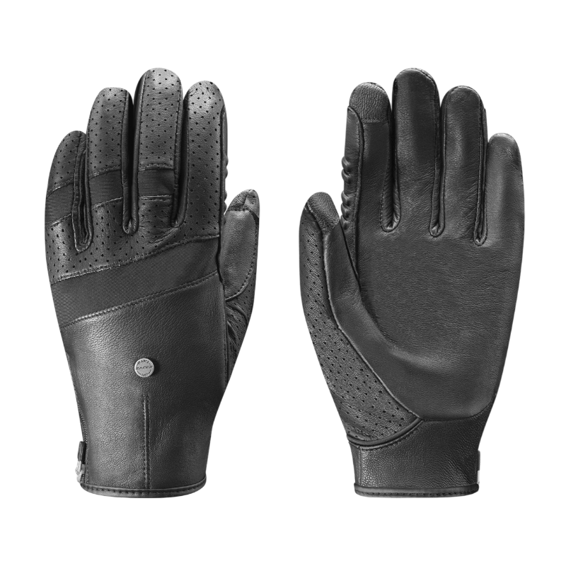 Racer - Ambition black leather competition riding gloves