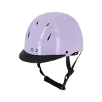 Riding World - Kask jeździecki Topy liliowy błyszczący | - Ohlala