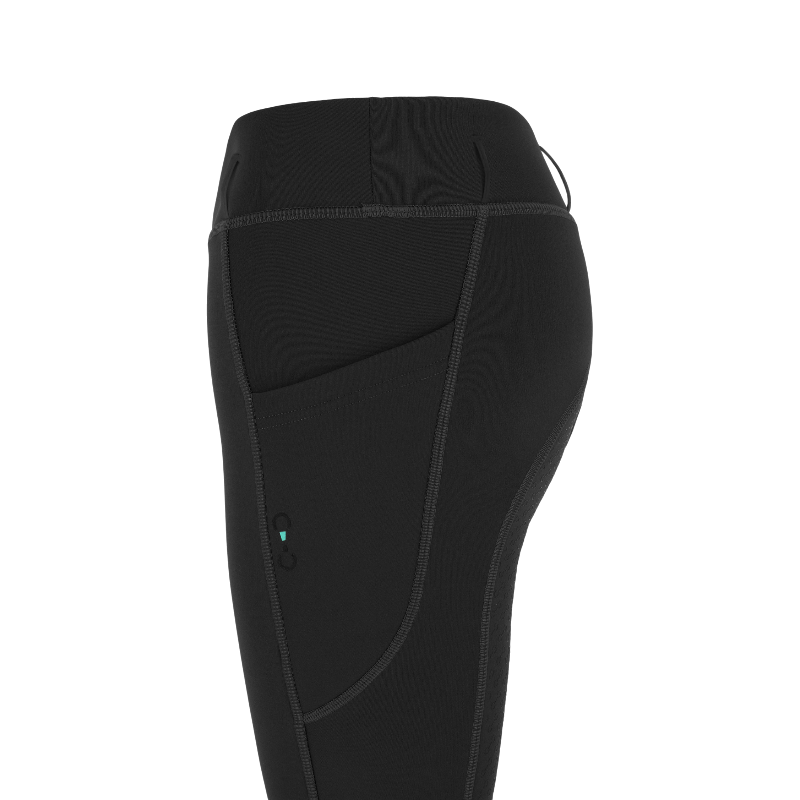 Riding World - Legging d'équitation polaire femme Volga noir | - Ohlala