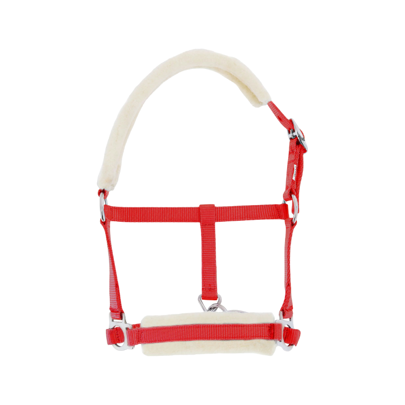 Riding World - Synthetic foal halter Red sheep