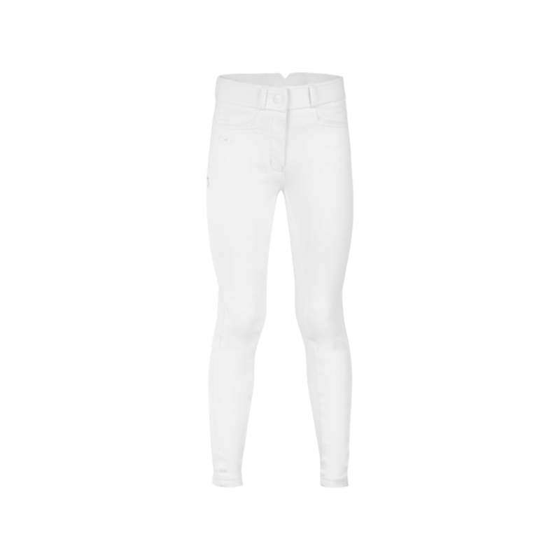 Riding World - Pantalon d'équitation enfant River blanc