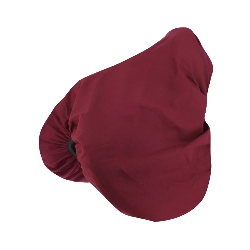 Riding World - Burgundy saddle cover