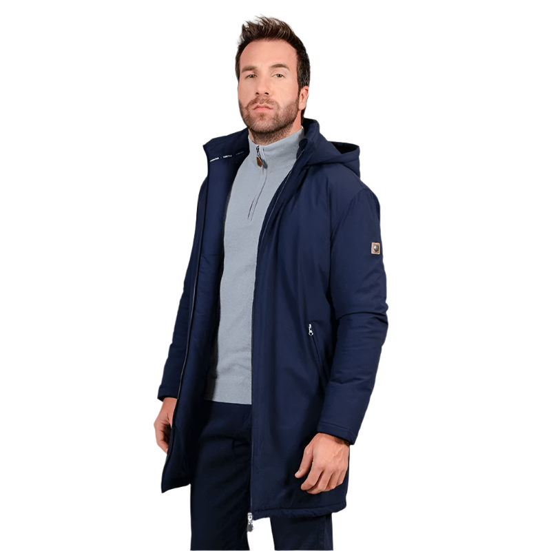 Harcour - Robertol men's long navy parka 