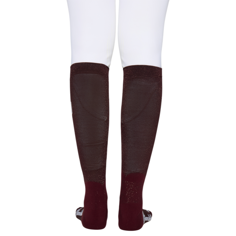 Samshield - Chaussettes d'équitation Balzane Glitter black cherry