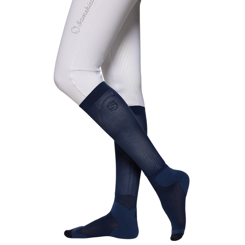 Samshield - Chaussettes d'équitation unsiexe Balzane Soft Air cosmic blue
