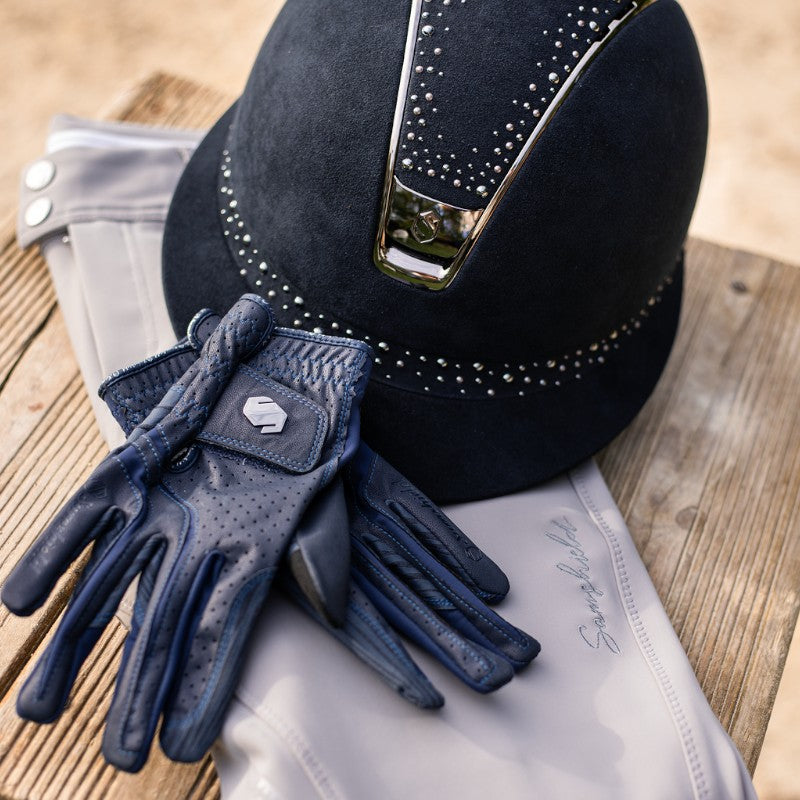 Samshield - Gants V-Skin blazon marine/ noir chrome