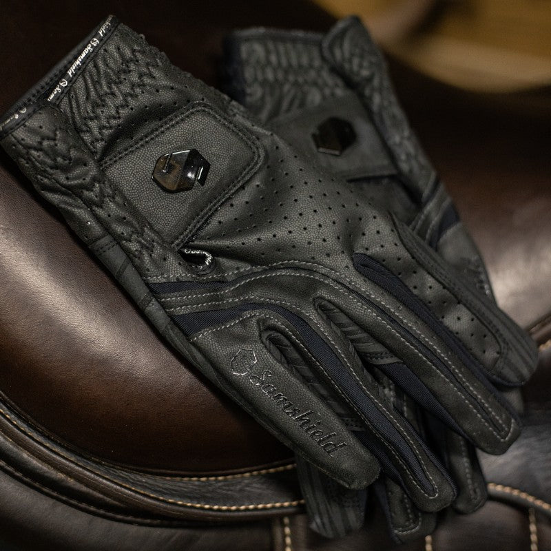 Samshield - Gants V-Skin blazon noir/ noir brillant