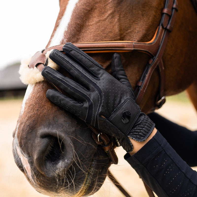 Samshield - Gants V-Skin blazon noir/ noir brillant