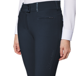 Samshield - Pantalon d'équitation femme Clara Premium marine | - Ohlala
