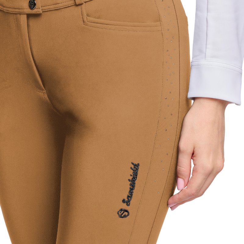 Samshield – damskie bryczesy Delila, drop w kolorze toffi