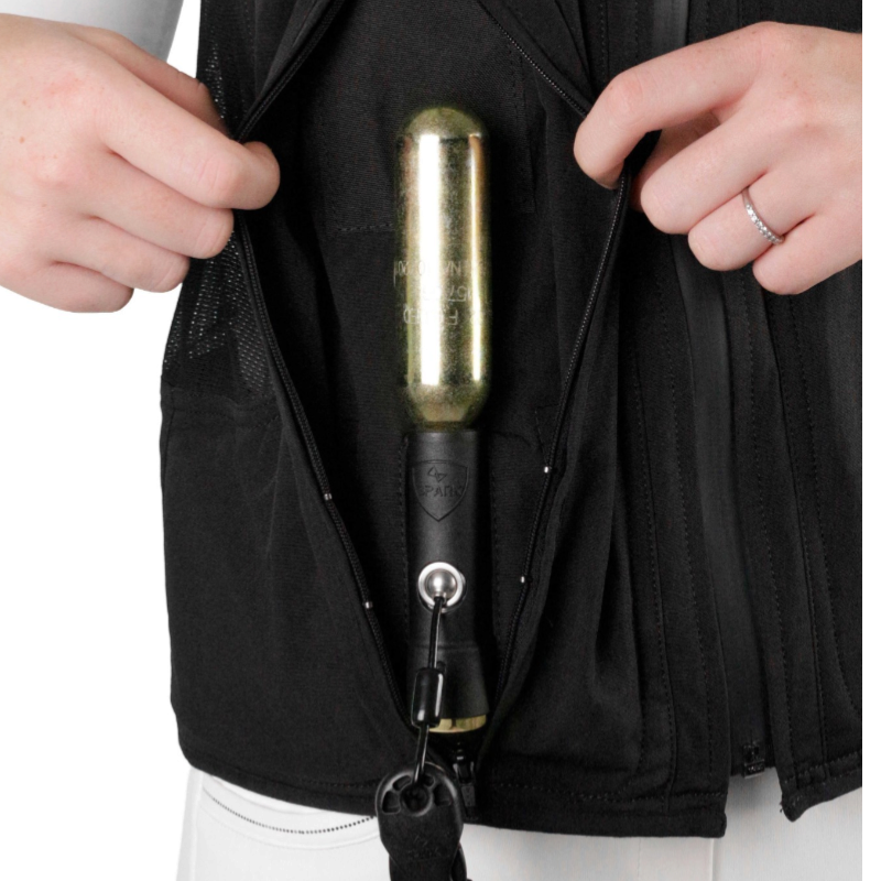 Spark - Colete airbag infantil Crown preto