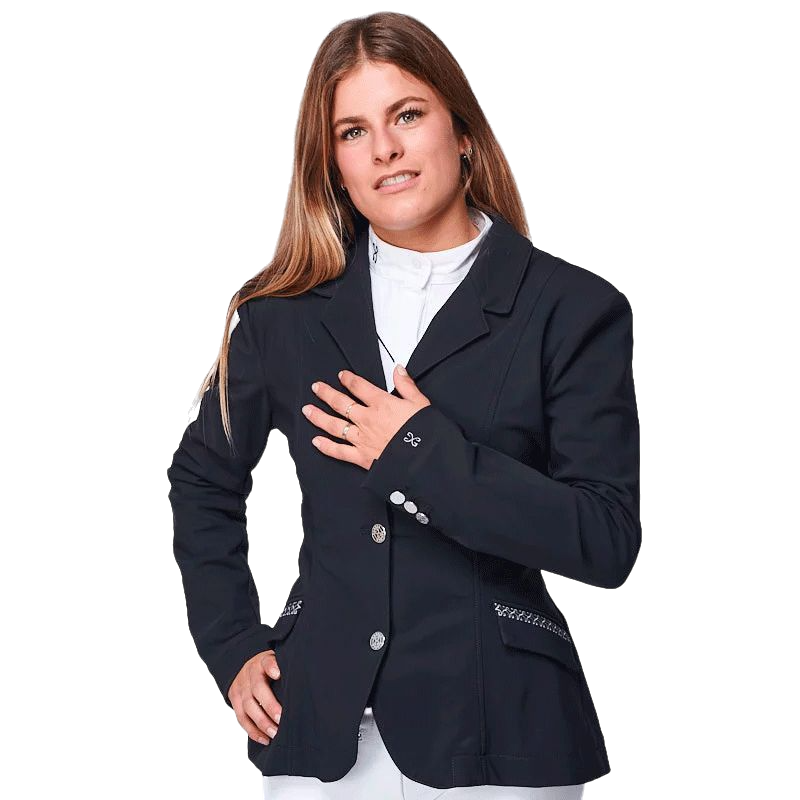 Sabbia Bianca - Veste de compétition femme Giulia noir