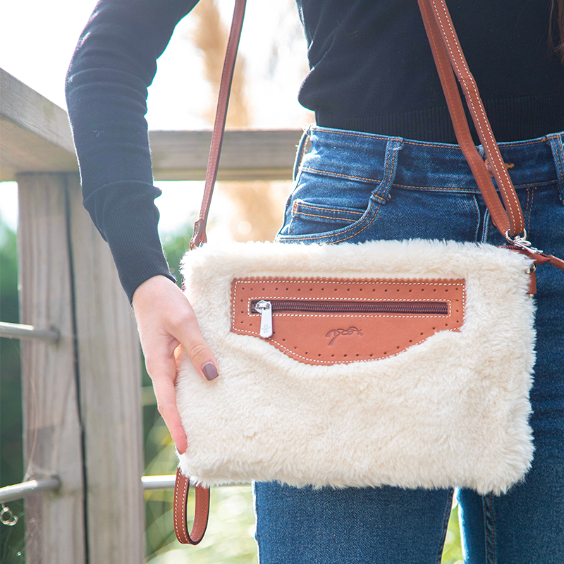 Pénélope - Emilie white clutch bag | - Ohlala